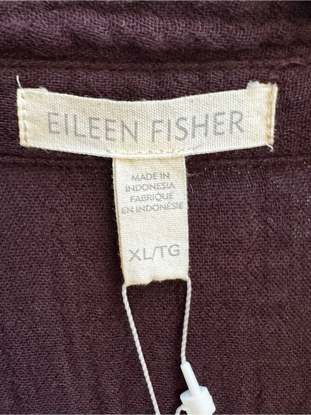 BNWT Eileen Fisher midi shirt dress Xl